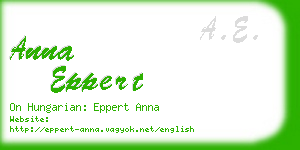 anna eppert business card